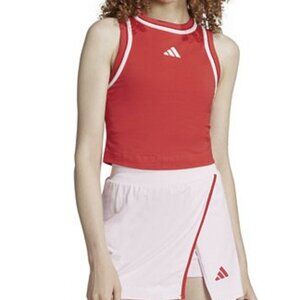 adidas Women's Essentials Color Pop Cotton Tank and Skort set